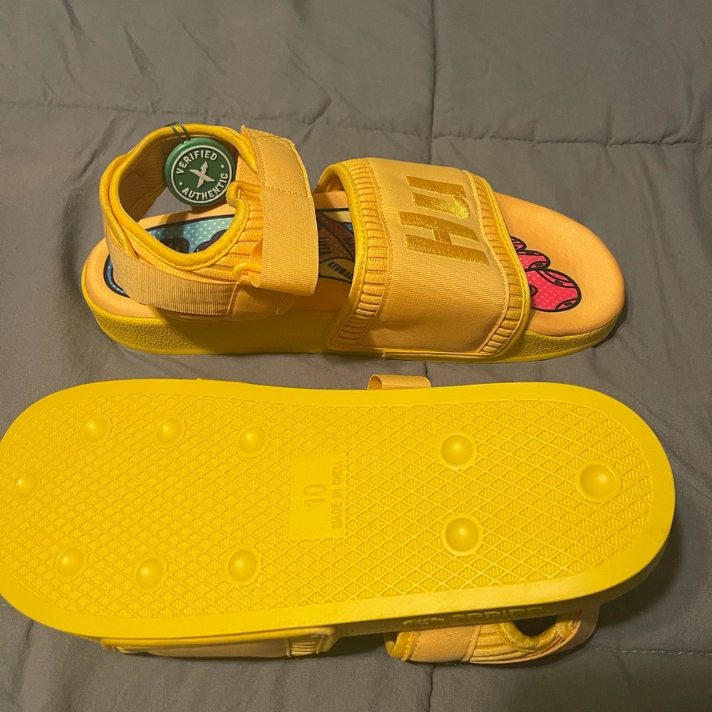 COPY - HU adilette sandals. Pharrell Williams